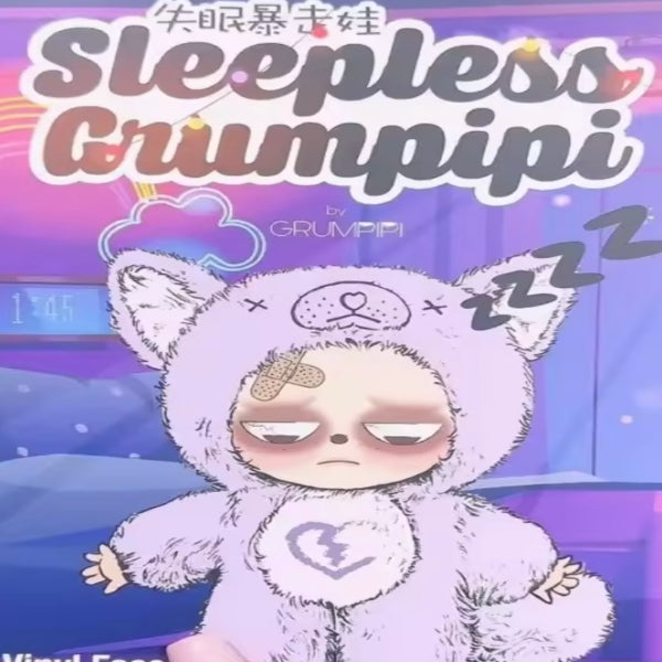 Sleepless grumpipi  series vinyl cute doll