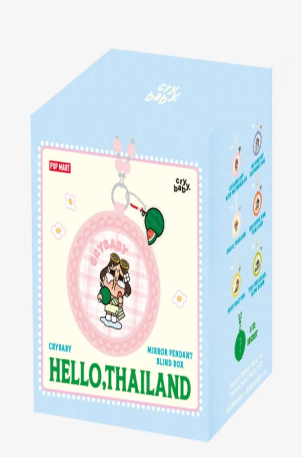 Pop Mart Crybaby Hello Thailand Series Mirror Pendant