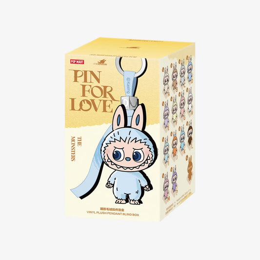 Labubu The Monsters Pin for Love Series Vinyl Plush Pendant (A-M) & (N-Z)