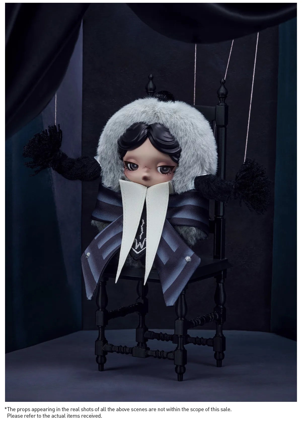 SKULLPANDA x Wednesday plush