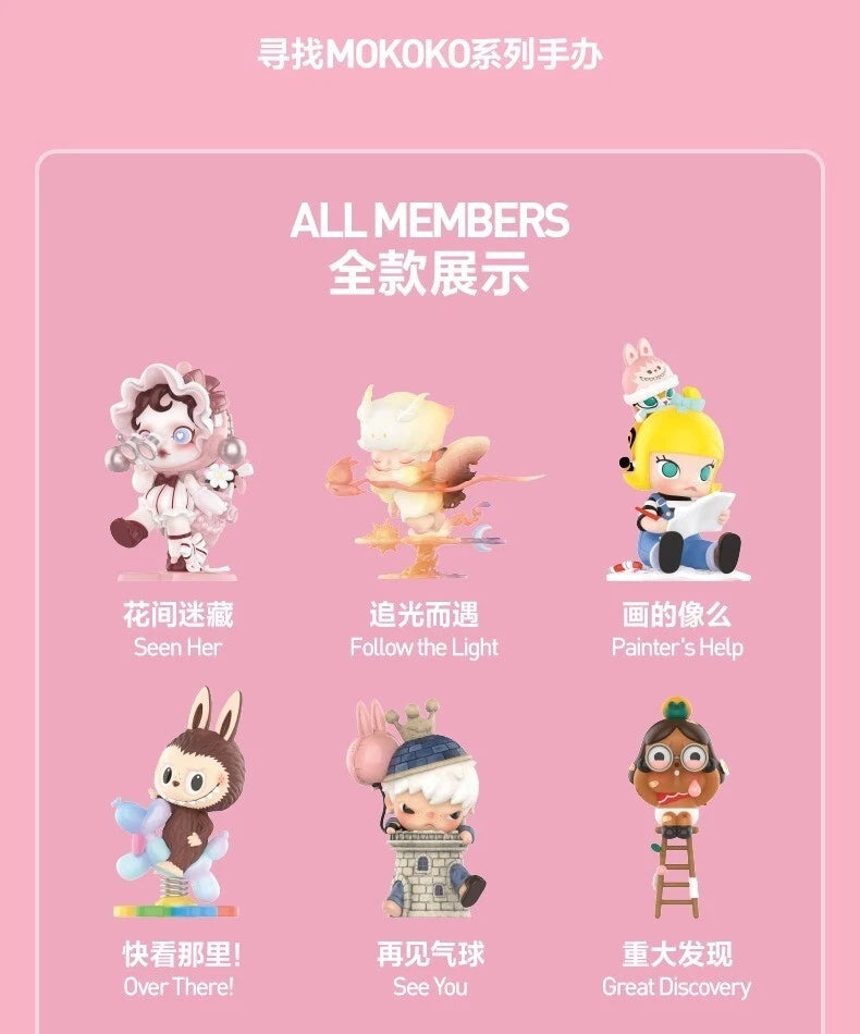 Finding MOKOKO Series Figures