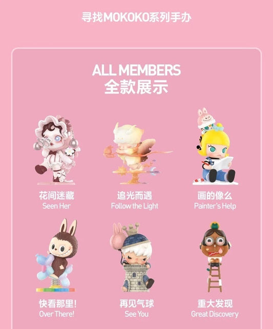 Finding MOKOKO Series Figures