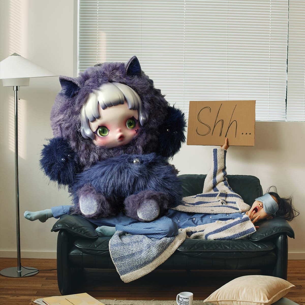 SKULLPANDA You Found Me! Series Plush Doll Pendant