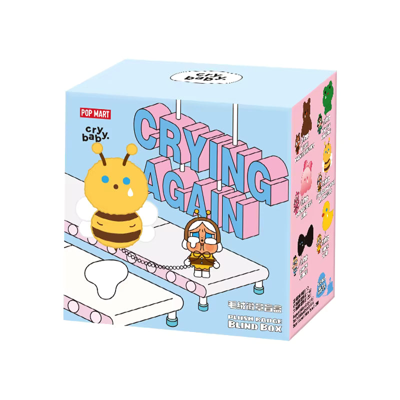 crybaby crying again plush badge