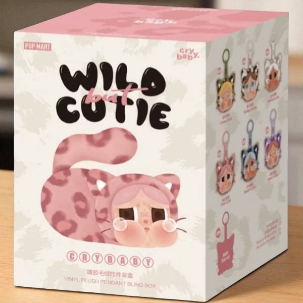 Pop Mart CRYBABY Wild but Cutie Series Vinyl Plush Pendant