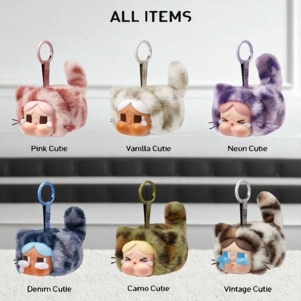 Pop Mart CRYBABY Wild but Cutie Series Vinyl Plush Pendant