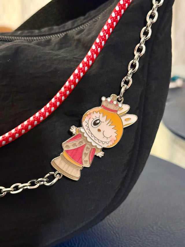 labubu let's checkmate pendant